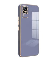 Microsonic Vivo V21 Kılıf Olive Plated Siyah (Gri)
