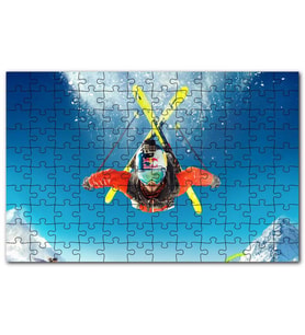 Cakapuzzle Uçan Kayakçı Sipor Puzzle Yapboz MDF (Ahşap) (255 Parça)