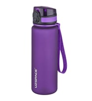 Uzspace 500 ml Tritan Su Matarası 13 farklı Renk Softtouch  (Mor)