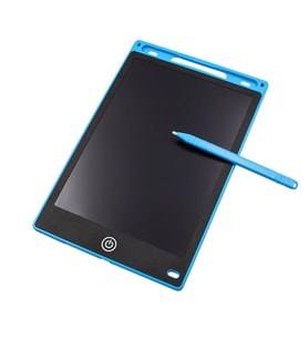 Gifttime Çocuklar Için Deneme Yazı Resim Çiz Sil Yazı Tableti Kalemli Akıllı Defter Pano (Mavi)
