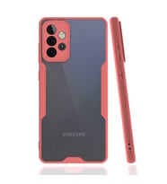Galaxy A72 Kılıf Zore Parfe Kenarları Pastel Renk Silikon Kılıf (Pembe)