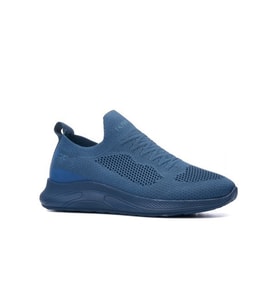 İmershoes Günlük Kadın Sneaker Hafif Yürüyüş Bağcıksız Erkek Spor Ayakkabı 041F (İndigo Mavi)