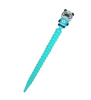 Panda Versatil Kalem 0.7mm Uçlu Kalem 1 Adet Sevimli Gözlüklü Sevimli Panda Mekanik Uçlu Kurşun Kalem (Mavi)