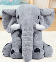 Özgüner Oyuncak Uyku Arkadaşım Fil Peluş Fil 65cm Dev (Gri)