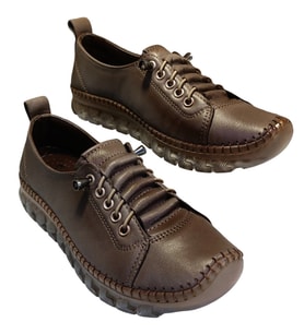 Elis 24 K 470 Kadın Deri Comfort Casual Ayakkabı (Vizon)