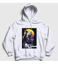 Presmono Unisex Beyaz Thom Yorke Radiohead Kapüşonlu Sweatshirt 104700tt (Beyaz)
