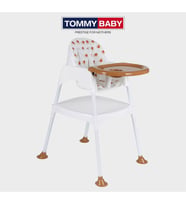 TommyBaby 2020 Ergocha Mama Sandalyesi,Pedli Çocuk Çalışma Masası (Kahverengi)