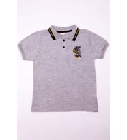 ERKEK ÇOCUK TSHİRT POLO YAKA A7 (Gri)
