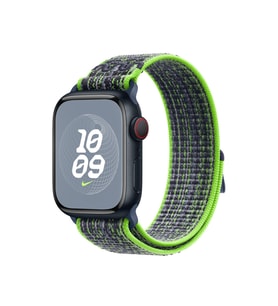Apple Watch 44mm Kordon 2023 Point Hasır Kordon Strap Kayış (Yeşil)