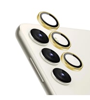 Microsonic Samsung Galaxy S24 Tekli Kamera Lens Koruma Camı Lila (Gold)
