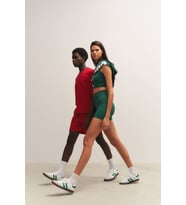 Muggo GORDON Unisex Ortopedik Günlük Garantili Bağcıklı Yürüyüş Koşu Sneaker Spor Ayakkabı (Yeşil)