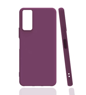 Kvy Vivo Y20 Biye Silikon Kılıf (Mor)