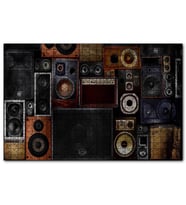 Cakapuzzle Eski Hoparlörler  Puzzle Yapboz MDF (Ahşap) (255 Parça)