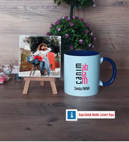 Ablaya Hediye Fotoğraflı Dekoratif Taş, Kupa Bardak Beyaz Hediye (Model 3)