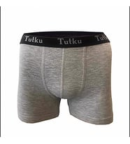 3 Adet Tutku Erkek Elastan Spor Boxer (Gri)