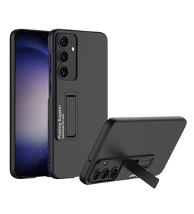 Vendas Samsung Galaxy S24 Kılıf Zore Standlı Ays Kapak (Siyah)