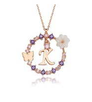 Manolya Çiçeği Düşler Işıltısı 14K Rose Gold Kadın Kolye (35)