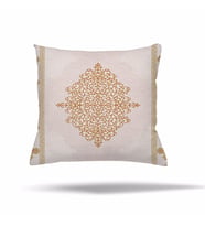 Kilim Kelebek Geometrik Gizli Fermuarlı Yastık Kılıfı Kırlent Kılıfı Koltuk Yastık Kılıfı  (Bej)