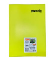 Mynote Text Neon Defter A5 60 Yp Kareli - Kırmızı (Sarı)