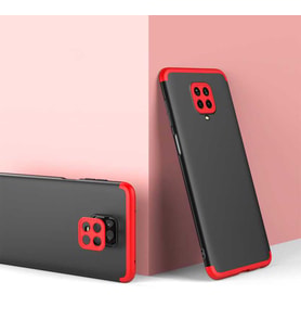 Xiaomi Redmi Note 9S Kılıf Zore Ays Full Koruma Kılıf (Kırmızı)