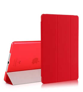 Microsonic Apple iPad 9.7 2018 (A1893-A1954) Smart Case ve arka Kılıf (Kırmızı)