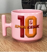 Kişiye Özel Taraftar Hediye Pastel T Kupa Sevgiliye Babaya Erkek Kardeşe Hediye (Pembe)