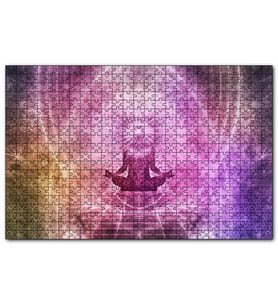 Cakapuzzle Meditasyon Yapan İnsan Figürü  Puzzle Yapboz MDF (Ahşap) (500 Parça)