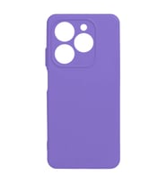 Vendas Tecno Spark 20C Kılıf Zore Biye Silikon Kılıf (Lila)