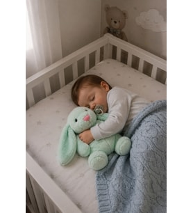 Özgüner Uyku Arkadaşım 45 cm Pelüş Tavşan (Su yeşili)