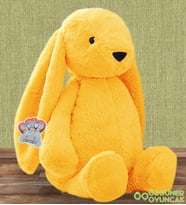 Özgüner Uyku Arkadaşım 45 cm Pelüş Tavşan (Sarı)