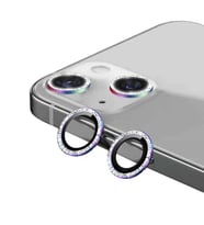 Apple iPhone 13 CL-06 Renkli Taşlı Kamera Lens Koruyucu (Çok Renkli)