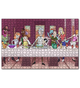 Cakapuzzle Son Akşam Rick Ve Morty Görseli  Puzzle Yapboz MDF (Ahşap) (255 Parça)