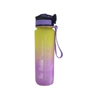 Pipetli, Çift Renkli, Mika Motivasyon Matarası 1 Lt HK2735 (Lila)