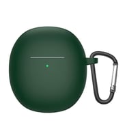 Microsonic Vivo TWS Air Mat Silikon Kılıf Siyah (Koyu Yeşil)