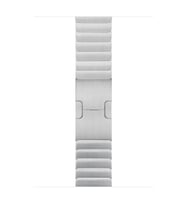 Microsonic Apple Watch Series 10 46mm Kordon Link Bracelet Band Siyah (Gümüş)