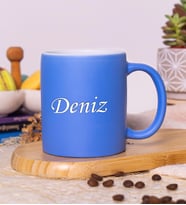 Kişiye Özel Yazılı & Renkli Kupa Bardak, 14 Farklı Renk Seçeneği (Leylak)