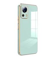 Microsonic Xiaomi Mi 13 Lite Kılıf Olive Plated Siyah (Yeşil)