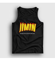 Presmono Unisex Beyaz Thrasher K Pop Jimin Bts Atlet 272373tt (Siyah)