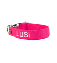 Kişiye Özel Köpek Boyun Tasması İsme Özel Köpek Tasması İsimli Köpek Tasması (Nakışlı) (Pembe)