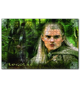 Cakapuzzle Yüzüklerin Efendisi Legolas Orlando Bloom  Puzzle Yapboz MDF (Ahşap) (255 Parça)