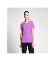 Lescon 24S-2204-24B Kadın Kısa Kollu T-shirt - Beyaz (Mor)