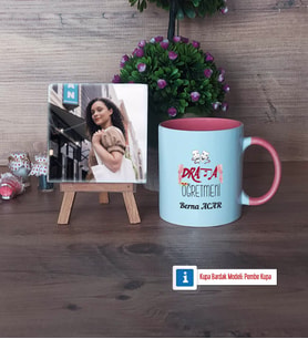 Drama Öğretmeni Fotoğraflı Dekoratif Taş, Kupa Bardak Beyaz Hediye Öğretmenler Günü Hediyesi (Model 6)