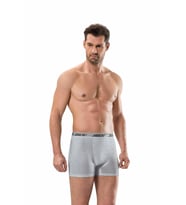Jiber Erkek Likralı Boxer 3'lü Paket - 156 (Gri)