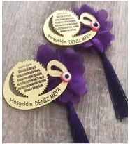 Kişiye Özel Pleksi Bebek Magnet Hatıra (Gümüş)