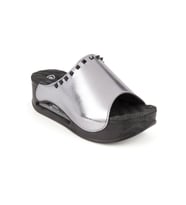 MUYA Orthopedix Gema Anatomik Air Max Tabanlı Kadın Terlik 31211 (Kurşun)