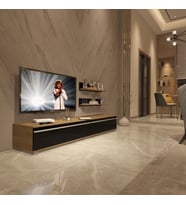 Decoraktiv Eko 4 Mdf Std Tv Ünitesi Tv Sehpası (Pera - Siyah)