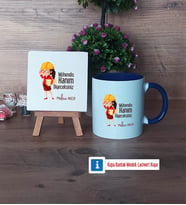 Mühendisler Günü Hediyesi Dekoratif Taş, Kupa Bardak Kırmızı Hediye (Model 2)