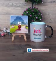 Tarih Öğretmeni Fotoğraflı Dekoratif Taş, Kupa Bardak Beyaz Hediye (Model 9)