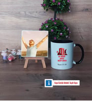 Asker Hediyesi Fotoğraflı Dekoratif Taş, Kupa Bardak Beyaz Hediye (Model 11)