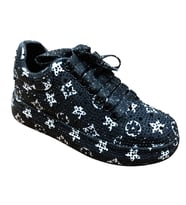 Guja 25y451-4 Kadın Taşlı Sneaker Ayakkabı (Siyah)